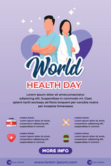 Fototapeta premium World health day design vector