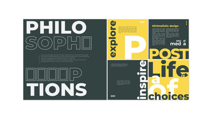 5 Motivational Social Media Posts in a minimalist style with editable text. Posts can be used in ads and other promotional campaigns.