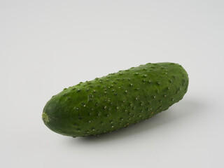 fresh cucumbers isolated on a white background