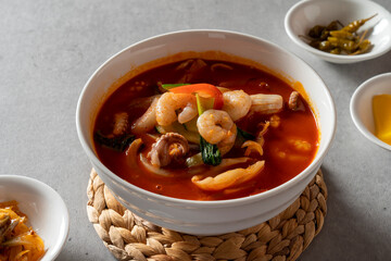 Sweet and sour pork Korean food dish meal Rice with Stir-fried Glass Noodles and Vegetables Stir-fried Seafood and Vegetables Spicy Seafood Noodle Soup