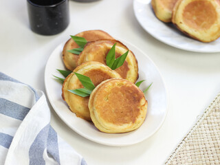 Kue Khamir or Khamir cake is a typical snack from Pamulang, Central Java which was adapted from Arabic snacks.