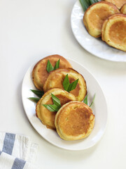 Kue Khamir or Khamir cake is a typical snack from Pamulang, Central Java which was adapted from Arabic snacks.