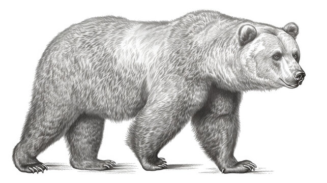 drawing of bear