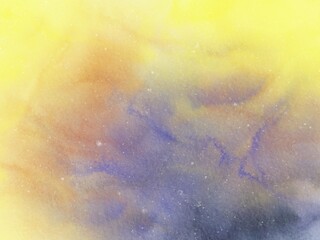 Fototapeta premium Abstract Colorful Watercolor Background. Rainbow Gradient. Spring Or Easter Sunrise Sky