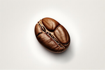Fototapeta premium coffee beans isolated created with Generative AI technology
