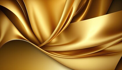 Fototapeta premium abstract gold fabric background created with Generative AI technology