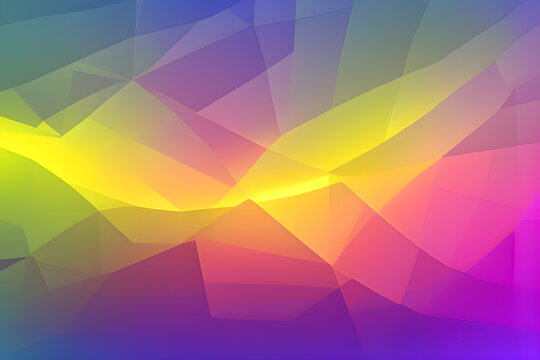 Abstract multicolored triangulated background. Back