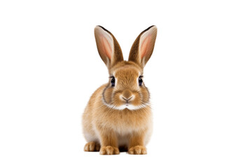 Isolated Rabbit on Transparent Background