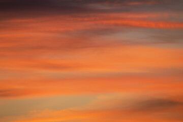 Fototapeta premium Beautiful clouds in the sunset light. Abstract composition of dramatic sky.