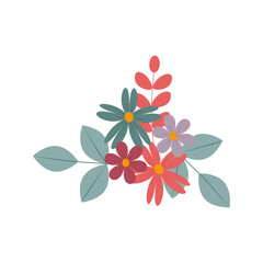  bunch of colorful  flowers .