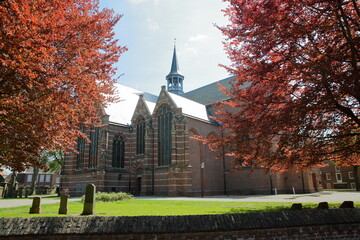 The protestant Catharijne Church in Heusden, North Brabant, Netherlands, a fortified city located...
