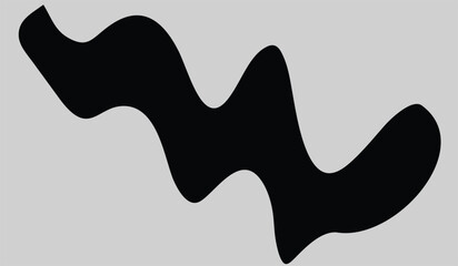 abstract black and white icon