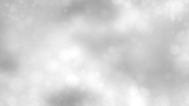 silver white bokeh solid bandy shapes abstract background - loop video