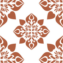 geometric cool abstract floral pattern