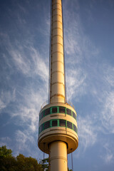 conning tower with blue sky