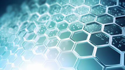 Obraz premium Health care and medical pattern innovation concept, science background design. , AI generated