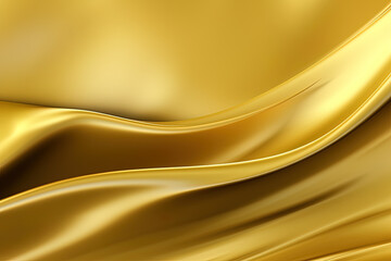 Abstract golden wave textured background