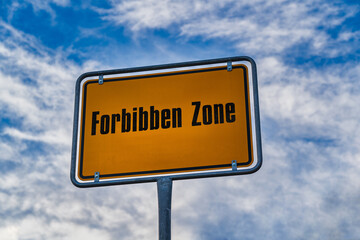 Obraz premium Forbidden Zone