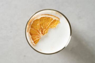 Korean food dish meal americano coffee ice cafe latte coffee ice Orange Latte Grapefruit Cheongade