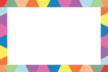 Fototapeta premium Multi Color pastel, rainbow vector texture in style. Beautiful illustration with trapezoid. Backgrounds for mobile phones, laptops, photos, web, white background,