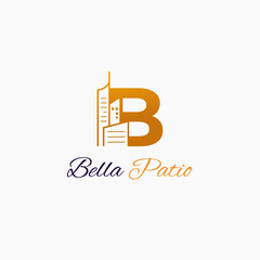 Modern Bella patio Company Logo