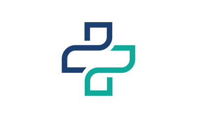 Medical logo, cross logo, medical center logo, health symbols