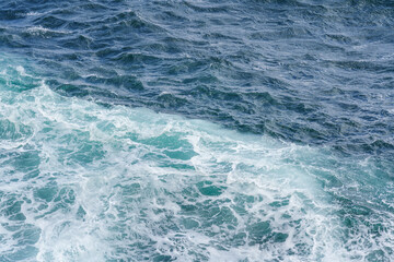 Fototapeta na wymiar sea ​​waves, sea surface background