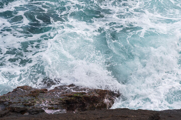 sea ​​waves, sea surface background