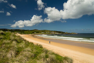 An Irish Beach: Culdaff Strand on the Inishowen Peninsula in County Donegal, Ireland
