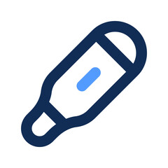 thermometer outline color icon