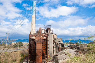 池島炭鉱跡「火力発電所」