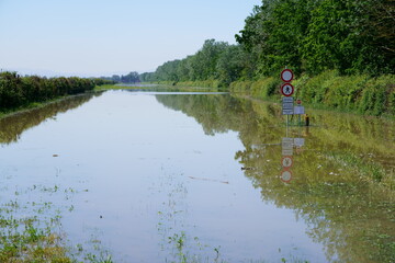 Flood in Emilia Romagna May 2023 - obrazy, fototapety, plakaty