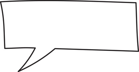 Rectangular Speech Bubble