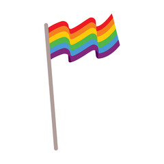(Pride Month 2023) - The LGBT community Pride, Flag of pride for the LGBT community 