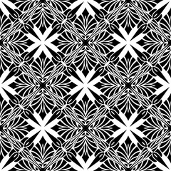 Fototapeta premium black and white seamless background