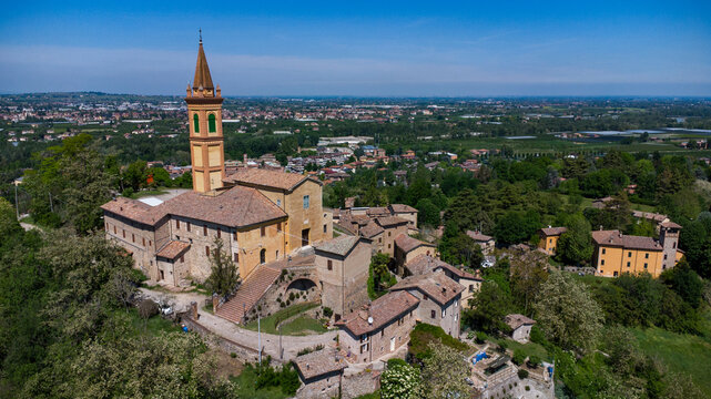 savignano sul panaro town between bologna and modena medieval fortress and church historic centre