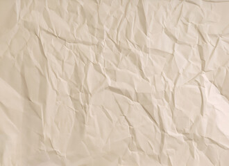 Beige Paper, crumpled paper. Abstract style paper texture grainy textured background