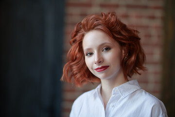 beautiful ginger girl
