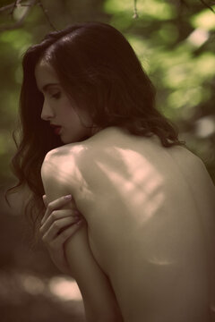 nymph from forest
