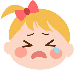 Cry Baby girl Emoji