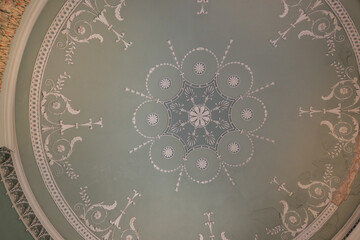 Interior of Inveraray castle in Scotland