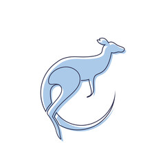 kangaroo animal icon