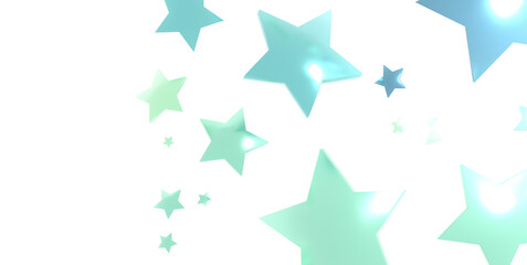 Silver stars of confetti. - png transparent