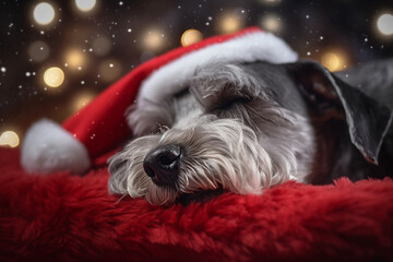 chrystmas cat and dog