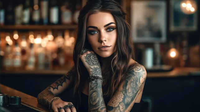 Tattooed Woman Images – Browse 390,390 Stock Photos, Vectors, and Video