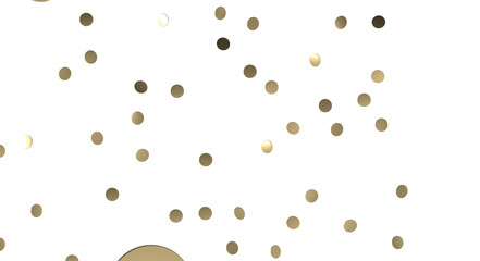 Gold Confetti Glitter Overlay - PNG transparent