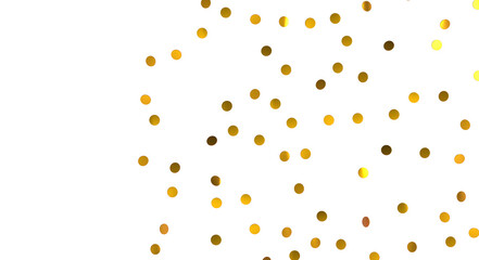 Gold Confetti Glitter Overlay - PNG transparent