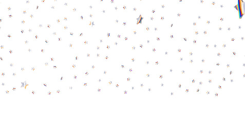 Christmas wrapper with silver stars. Silver star Celebration Confetti. - png transparent
