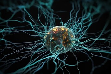 Intelligent communication: How human brain synapses connect.