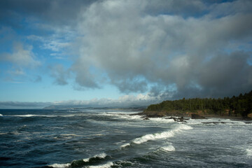 Boiler Bay, Near Depoe Bay on the Oregon Coast, Taken in Winter